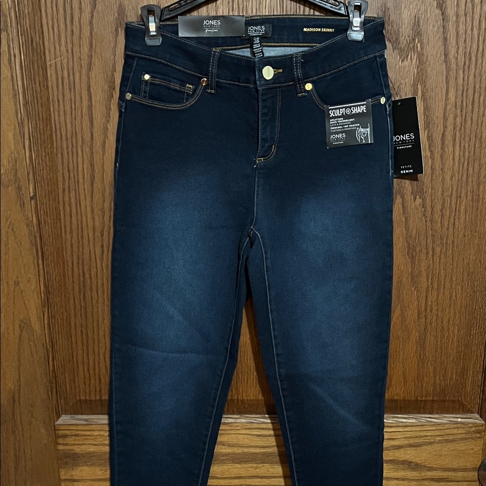 Jones New York Women's Navy Skinny Jeans